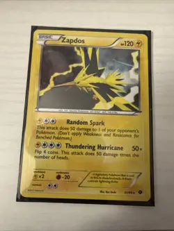 Pokemon Zapdos Trading Card 6/108 Evolutions Series Holo Rare - Image 1