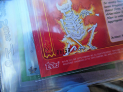 MetaZoo Topps Chrome CHAR MAN 06/50 GOLD Refractor Card - Image 3
