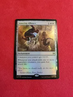 Amazing Alliance Marvel's Spider-Man: Eternal-Legal Foil SPM 0002 Rare - Image 1