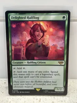 Delighted Halfling Magic the Gathering Lord of the Rings Tales of Middle-Earth - Image 1