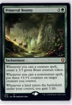 Primeval Bounty - Commander Baldur's Gate - MTG - Image 1