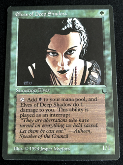1x MTG Elves of Deep Shadow - The Dark (DRK) - Image 1