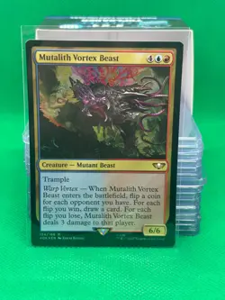 Mutalith Vortex Beast - Warhammer 40k - Surge Foil - MTG - Damaged - Image 1