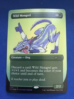 1x FOIL Wild Mongrel MTG 30th Anniversary Countdown Kit Secret Lair - Image 1