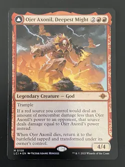 Foil Ojer Axonil, Deepest Might Temple of Power MTG Lost Caverns Of Ixalan NM - Image 1