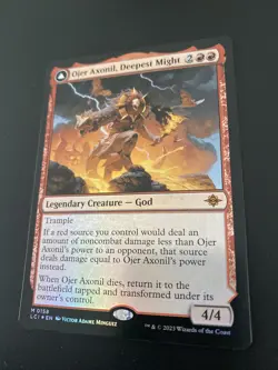 Foil Ojer Axonil, Deepest Might Temple of Power MTG Lost Caverns Of Ixalan NM - Image 3