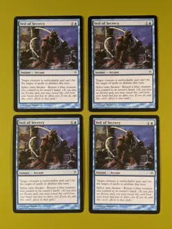 Veil of Secrecy x4 Betrayers of Kamigawa 4x Playset Magic the Gathering MTG - Image 1