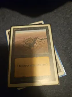 Sinkhole ~ Unlimited Edition [Slightly Played][Magic MTG] - Image 1