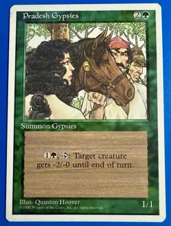 1 BANNED MTG | Pradesh G | Fourth Edition | 1995 | Magic The Gathering |NM - Image 1