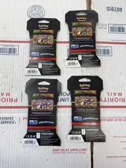 Pokemon TCG (4) Mega Evolutions Sleeved Booster Packs - Full Art Set : Lot Of 4 - Image 4