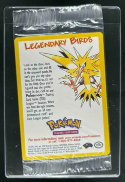2000 Pokemon Promo Moltres Black Star Legendary Birds Sealed - Image 1