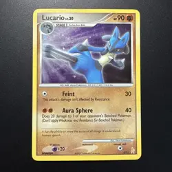 Pokemon TCG Lucario Diamond & Pearl Tainer Kit 1 Gold 3/11 Cosmos Holo Promo - Image 1