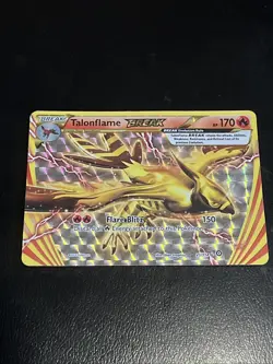 Pokemon TCG: Talonflame BREAK - XY - Steam Siege (STS) #21/114 -PLAYED CONDITION - Image 1