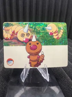 Pokemon Vintage Pocket Monsters Vending HOLO Prism Sticker Bandai 1999 Nintendo - Image 1