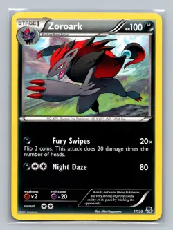 Pokemon TCG Zoroark 17/30 BW Trainer Kit: Zoroark Normal LP - Image 1