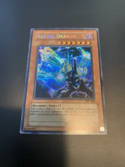 Vintage Yugioh - Barrel Dragon VB5-003 Secret Rare ASIAN Uncensored Art NM - Image 3