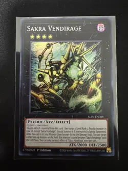 Sakra Vendirage 1st Edition Super Rare ALIN-EN077 Yu-Gi-Oh! - Image 1