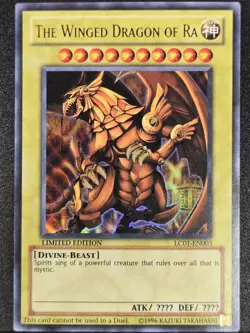The Winged Dragon of Ra LC01-EN003 Yu-Gi-Oh Legendary Collection 1 Limited. Holo - Image 1