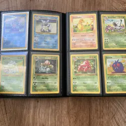 Pokemon Binder Lot Vintage Cards Base Set, Fossil, Jungle, Team Rocket And More! - Image 2
