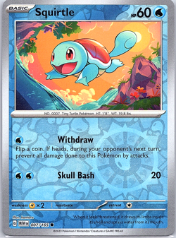 Squirtle - (Reverse Cosmos Holo) (Costco Exclusive) 007/165 Miscellaneous Cards - Image 1