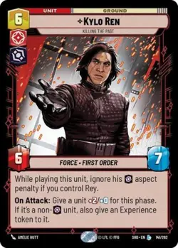 Kylo Ren Killing the Past (Star Wars Unlimited) Normal - Image 1