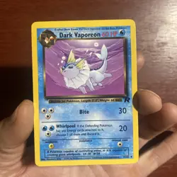 Dark Vaporeon 45/82 Team Rocket Regular Uncommon LP Vintage Pokemon Card c567 - Image 1