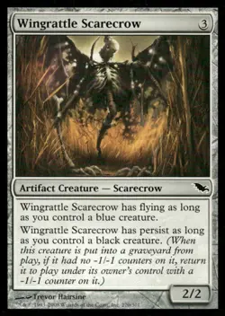 Wingrattle Scarecrow Shadowmoor MTG Magic the Gathering card - Image 1