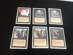 Mtg Revised Black Card Lot-51 Cards. Mind Twist,Royal Assassin. Cards Played - Image 2