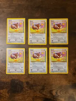 EEVEE - Jungle Set - 51/64 - Pokemon Card (6) Card Lot - Image 1