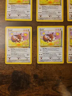 EEVEE - Jungle Set - 51/64 - Pokemon Card (6) Card Lot - Image 2