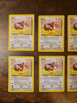 EEVEE - Jungle Set - 51/64 - Pokemon Card (6) Card Lot - Image 5