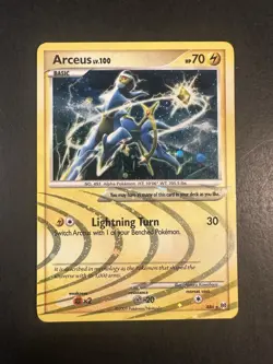 Arceus Lv. 100 AR6 Pokemon Trading Card Holo Rare 2009 TCG LP/MP - Image 1