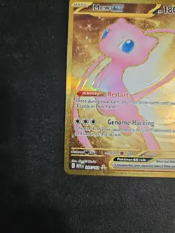Mew ex 205/165 Scarlet & Violet 151 Gold Secret Rare Full Art Pokemon Card NM - Image 5