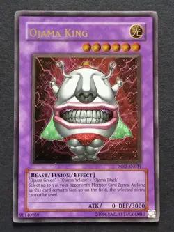 Ojama King Soul of the Duelist SOD-EN034 Yu-Gi-Oh! trading card - Image 1