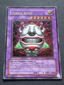 Ojama King Soul of the Duelist SOD-EN034 Yu-Gi-Oh! trading card - Image 2