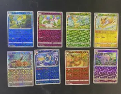 Pokemon TCG Pokeball Eevee Evolution (8 Card Set) Gem Pack Vol. 2 Chinese - Image 1