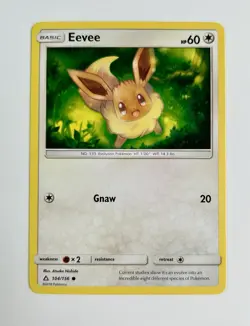 Eevee 104/156 Common Ultra Prism Pokemon Card * Near Mint - Image 1