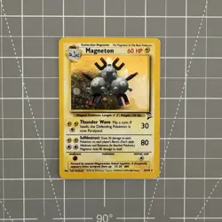 Magneton 9/130 - Base Set 2 Holo Rare Pokemon TCG Card WOTC LP/MP - Image 1