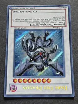 Dark End Dragon 1st Edition Secret Rare LCGX-EN188 Yu-Gi-Oh trading card - Image 3