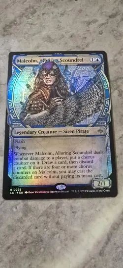 Malcolm, Alluring Scoundrel (Showcase) The Lost Caverns of Ixalan Foil - Image 1