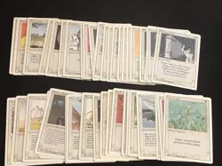 Mtg Revised White Card Lot-43 Cards. Armageddon,WrathofGod.Played - Image 1