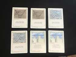 Mtg Revised White Card Lot-43 Cards. Armageddon,WrathofGod.Played - Image 4