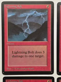 4x Lightning Bolt (CE) Collector's/International Edition - Image 2
