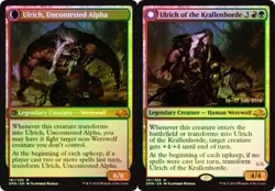 1x Ulrich of the Krallenhorde - Prerelease Promo Moderate Play MTG Magic - Kid I - Image 1