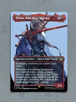 Firion, Wild Rose Warrior #386 Borderless - Regular - MTG Final Fantasy FIN - NM - Image 1