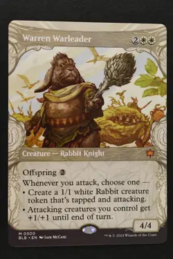 Magic The Gathering: Warren Warleader - BLB Showcase Art - NM Unplayed - MTG - Image 1