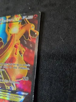 CHARIZARD EX 100/106 FULL ART HOLO, POKEMON 2014 XY FLASHFIRE MP - Image 3