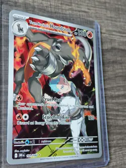 Pokemon TCG Team Rockets Houndoom Illustration Rare Card 191/182 Destined Rivals - Image 3