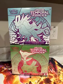 Lot (2) Pokemon TCG: Scarlet & Violet Temporal Forces ETB - Image 1