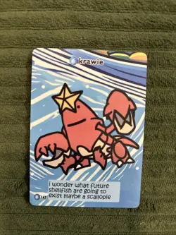 Krawie Pokiebubies V2 1st Edition Fan Art 143 Chef Ken Lee Pokemon Crawdaunt - Image 1